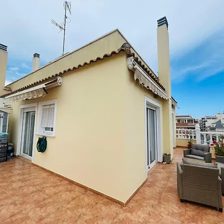 アパート Penthouse Beachview *